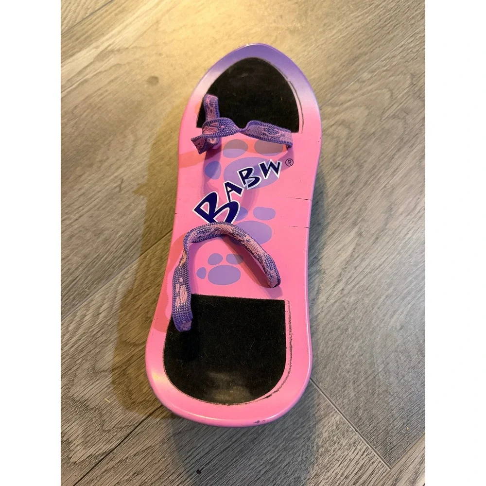 Build A Bear Skateboard Toy Plush Accessory Pink Skater Paw Print BAB Clothing